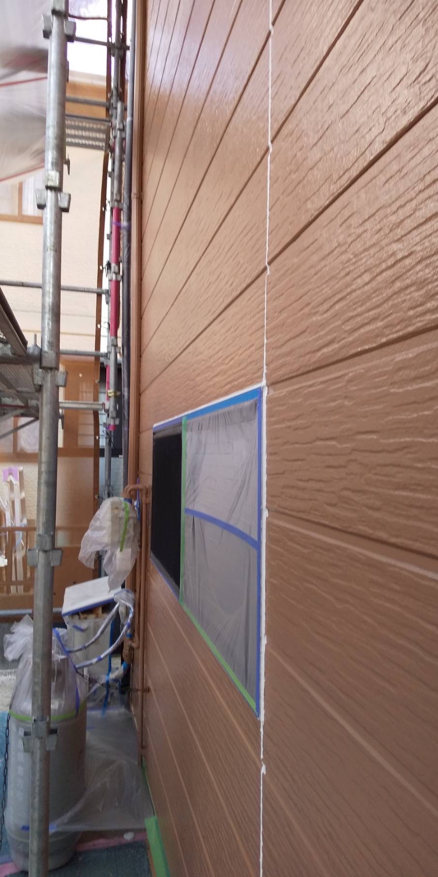 外壁塗装の様子2